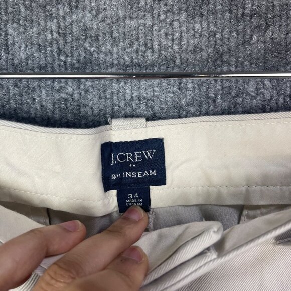 NEW J. Crew Mens 9" Chino Shorts Casual  Size 34‎ - Picture 4 of 8